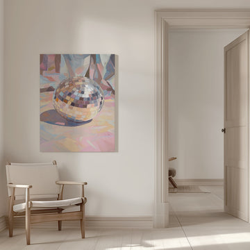 Pastel Disco Ball | Canvas - Room Interior 1