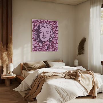 Pink Pop Art Glamour | Canvas - Room Interior 2