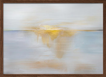 Sea Sun | Poster - Walnut Frame Interior