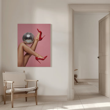 Red Heels Disco Glamour | Canvas - Room Interior 1
