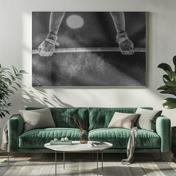 Chalked Hands on Bar | Poster - Room Interior 1