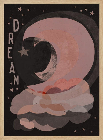Celestial Slumber | Poster - Wood Frame Interior