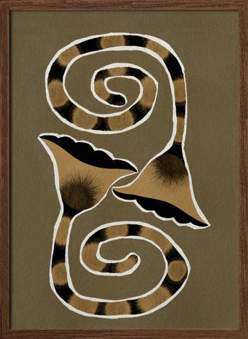 Delicate Bloom 2 | Poster - Walnut Frame Interior