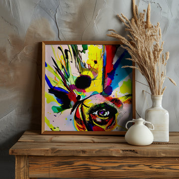 Vibrant Eye Splash | Poster - Room Interior 1