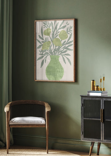Olive Branch Vase | Poster - Room Interior 2