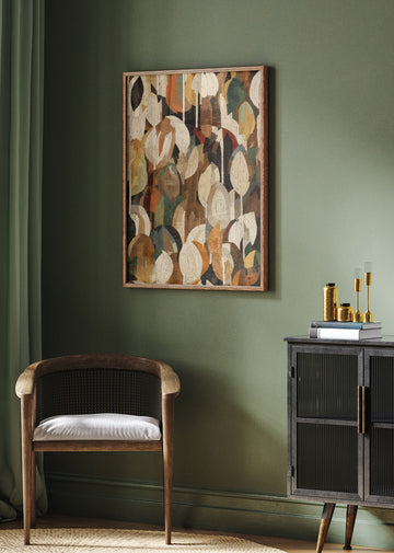 Mosaic Forest Vibrance | Poster - Room Interior 2