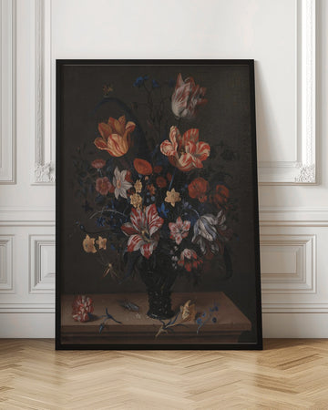 Tulips and Other Flowers In a Room | Poster - Room Interior 1