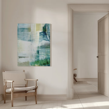 Serene Abstract Flow | Canvas - Room Interior 1
