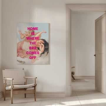 Bra Off Renaissance Humor | Canvas - Room Interior 1