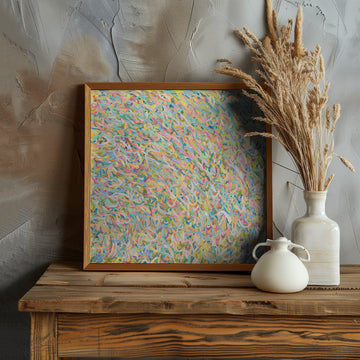 Pastel Abstract Flow | Poster - Room Interior 1