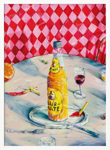 Vibrant Table Still Life | Poster - White Frame Interior