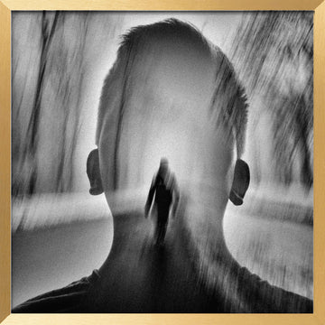 Inner Journey Head | Poster - Gold Frame Interior