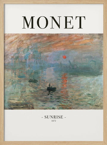 Sunrise 1872 | Poster - Wood Frame Interior