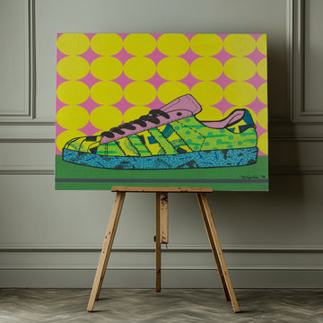 Colorful Pop Art Sneaker | Canvas - Room Interior 1