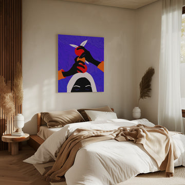 Vibrant Fruit Meditation | Canvas - Room Interior 2