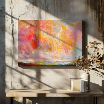 Fiery Skyscape | Canvas - Room Interior 2