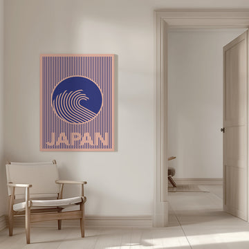Great Wave of Japan | Canvas - Room Interior 1