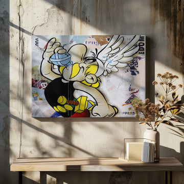 Strong Character Baby Bottle | Canvas - Room Interior 2
