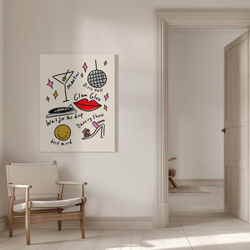 Glam Disco Fun | Canvas - Room Interior 1