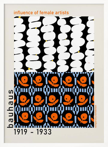 Bauhaus Graphic Patterns | Poster - White Frame Interior