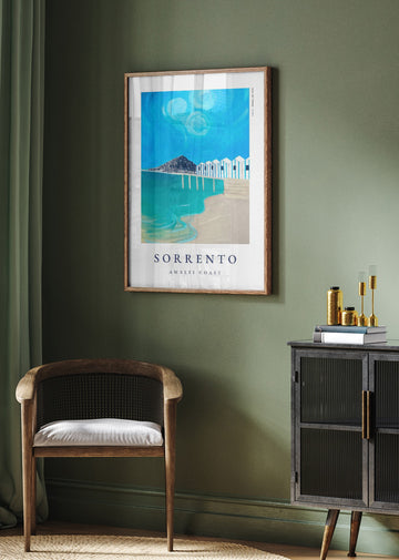Sorrento Amalfi Coast Beach | Poster - Room Interior 2