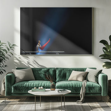 Gymnast on Parallel Bars | Poster - Room Interior 1