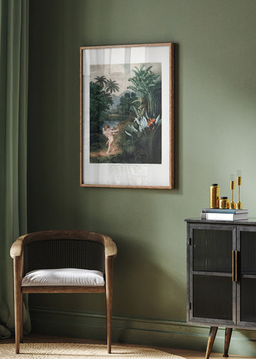 Cupid Inspiring Plants with Love from The Temple of Flora (1807) | Poster - Room Interior 2