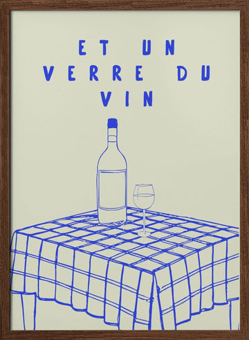 Etunverreduvin | Poster - Walnut Frame Interior