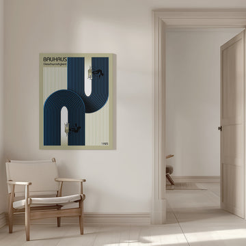 Bauhaus Speed Cyclists | Canvas - Room Interior 1