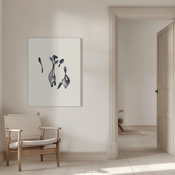 Fluid Ink Shapes | Canvas - Room Interior 1