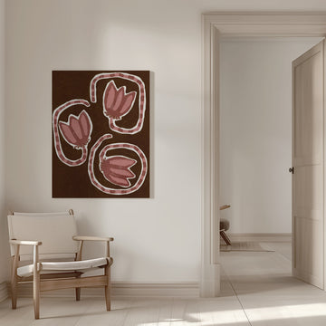 Delicate Bloom 19 | Canvas - Room Interior 1