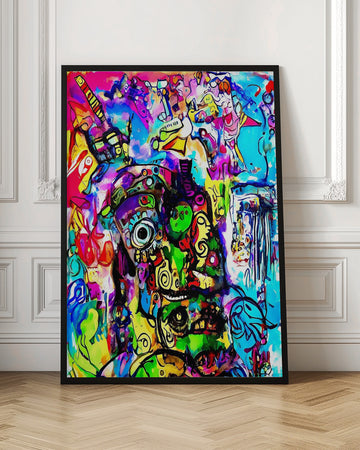 Vibrant Abstract Eye | Poster - Room Interior 1
