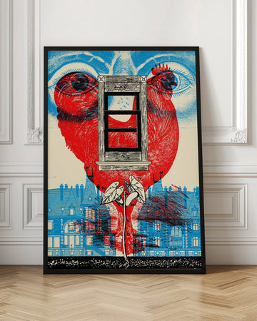Eyes Heart Window City | Poster - Room Interior 1
