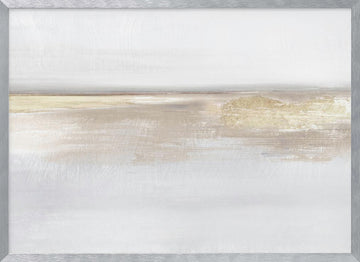 Gold Light | Poster - Silver Frame Interior