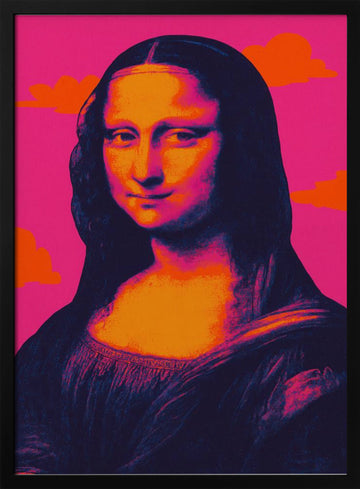 Lamuse(neon Masters No 04) | Poster - Black Metal Frame Interior