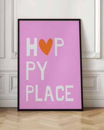 Happy Place Heart | Poster - Room Interior 1