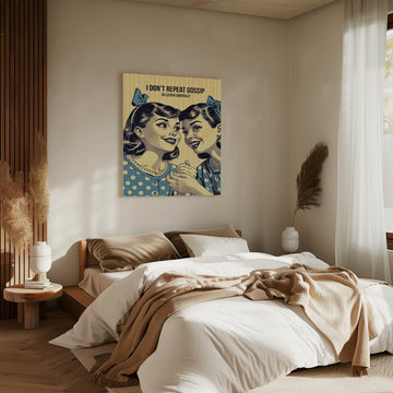 Retro Gossip Girls | Canvas - Room Interior 2
