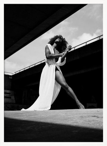 Graceful Urban Pose | Poster - White Frame Interior