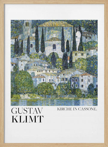 Kirche In Cassone (1913) Poster | Poster - Wood Frame Interior