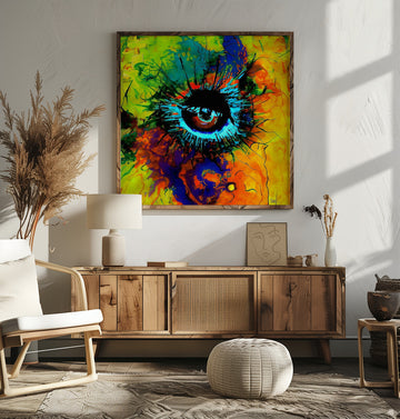 Dynamic Abstract Eye | Poster - Room Interior 2