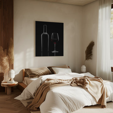Red Wine Still Life | Canvas - Room Interior 2