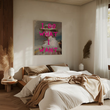 Rebellious Classic Portrait | Canvas - Room Interior 2