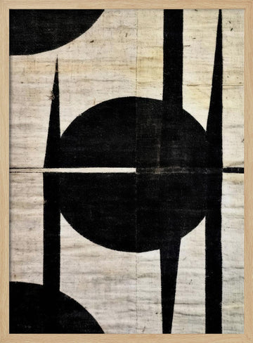 Geometric Harmony | Poster - Wood Frame Interior