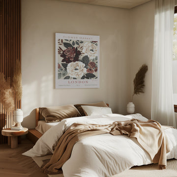 London Flower Market Roses | Canvas - Room Interior 2
