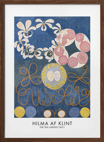 The Ten Largest No.1 Poster | Poster - Walnut Frame Interior