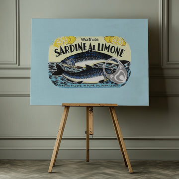 Lemon Sardine Can | Canvas - Room Interior 1