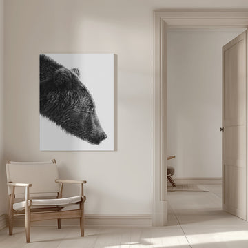 Grizzly Bear Profile | Canvas - Room Interior 1
