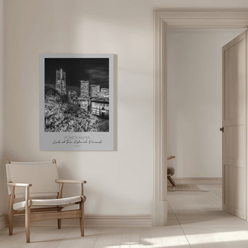 Yokohama Night Landmark Promenade | Canvas - Room Interior 1