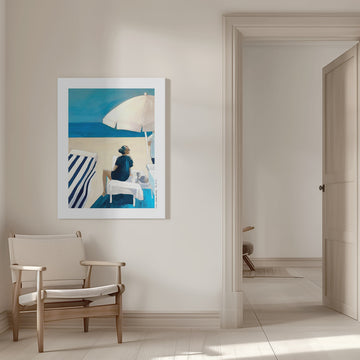 Beach Day Serenity | Canvas - Room Interior 1