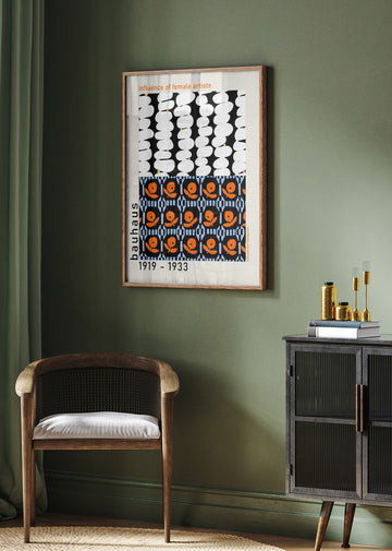 Bauhaus Graphic Patterns | Poster - Room Interior 2